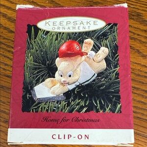 Hallmark Keepsake Ornament - Red and‎ White Clip-On